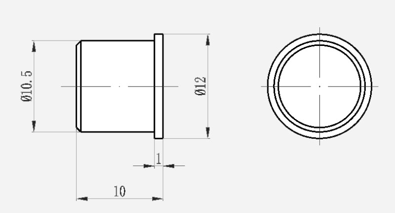 10.5mm VITON(FKM) plugs